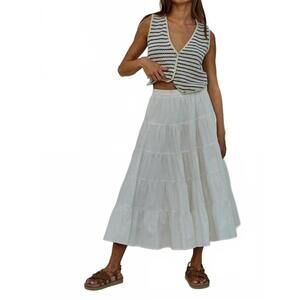 NEW BY TOGETHER winslet button down vest top in blue